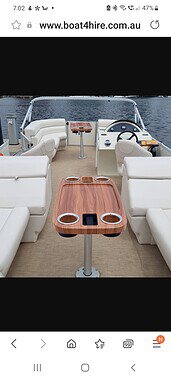 Spaceship pontoon boat hire Melbourne Yarra River self-drive cruise